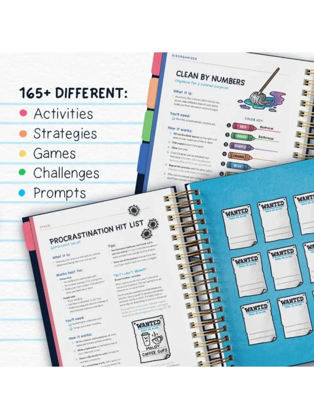 Undated ADHD Planner Alternative - 100+ Productivity Strategies for Focus